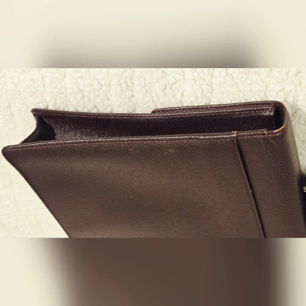 Louis Vuitton Burgundy Taiga Porte Document Angara Briefcase MB1022